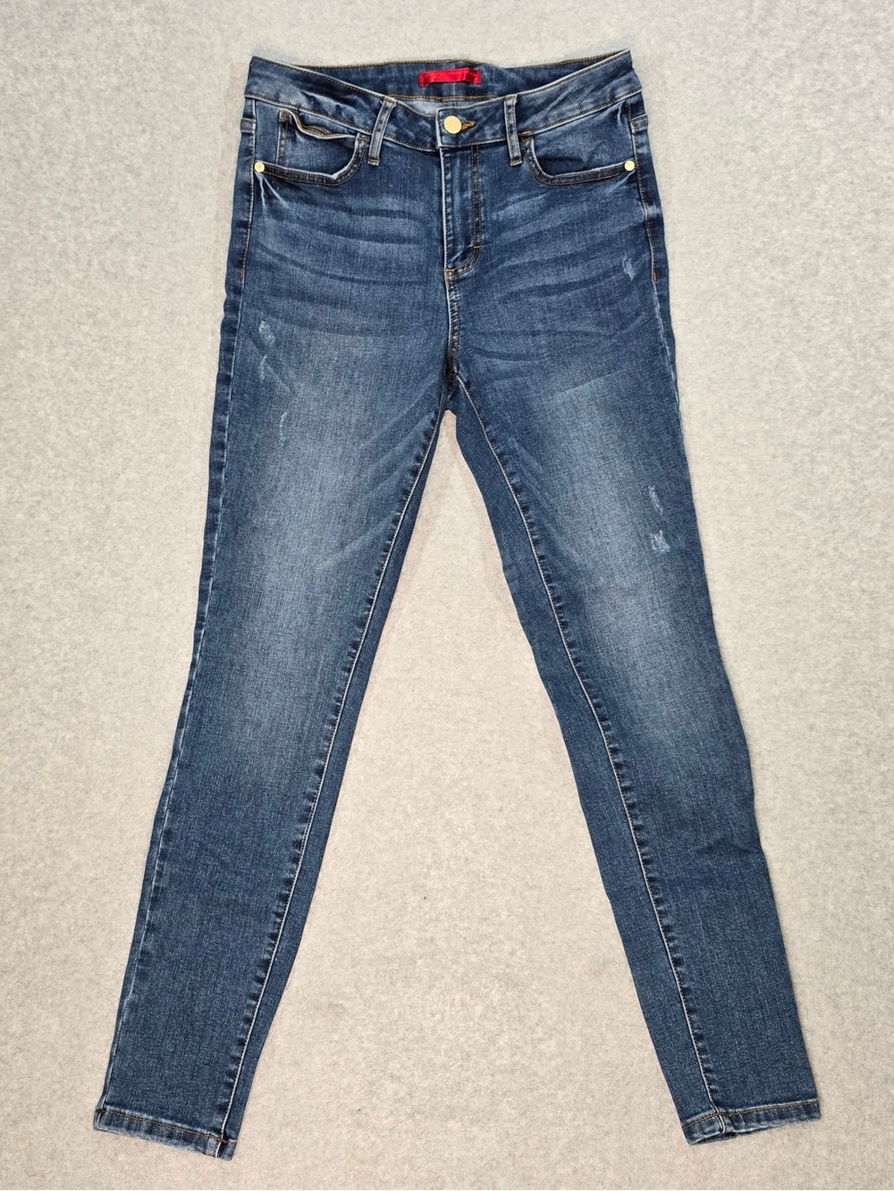 Jennifer Lopez Blue Denim Flawless Sculpt Skinny Jeans Size 8